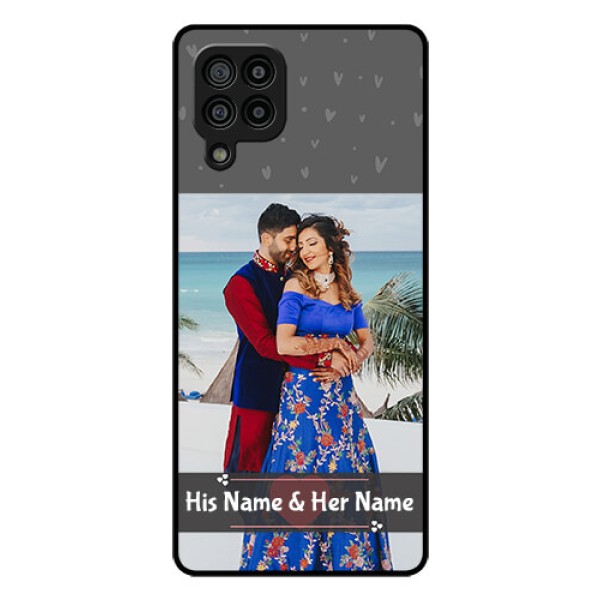 Galaxy F22 Custom Glass Mobile Case - Buy Love Design with Photo Online Galaxy F22 Custom Glass Mobile Case - Buy Love Design with Photo Online