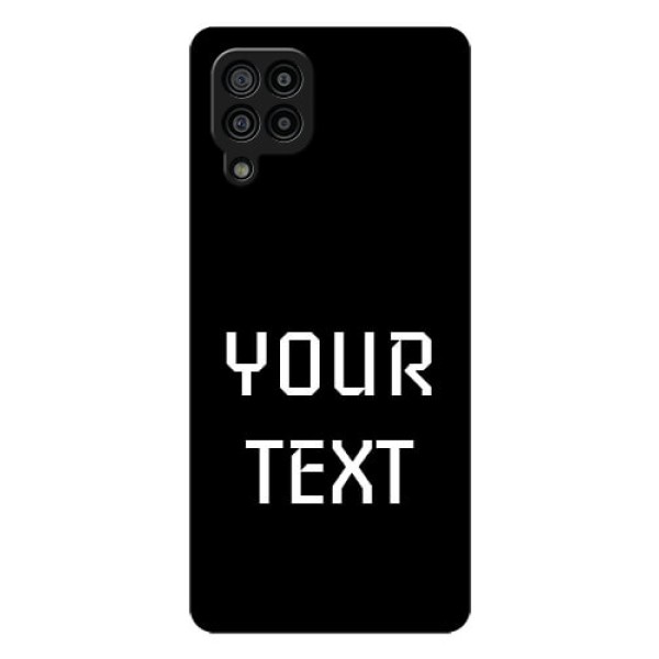 Galaxy F22 Your Name on Glass Phone Case