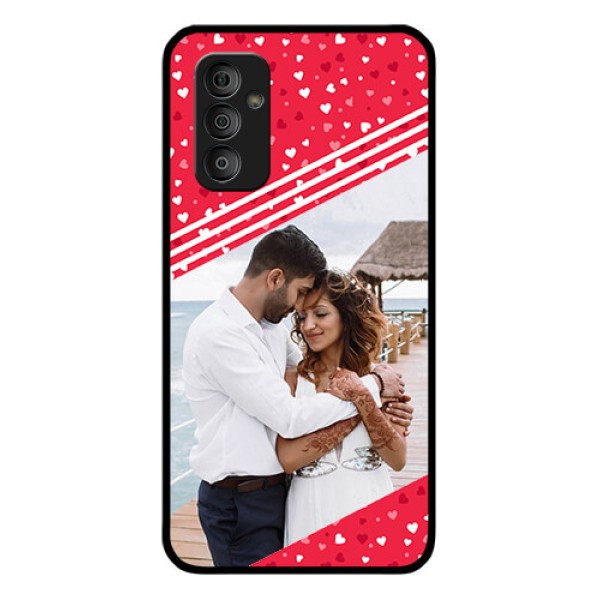 Galaxy F23 5G Custom Glass Mobile Case - Valentines Gift Design