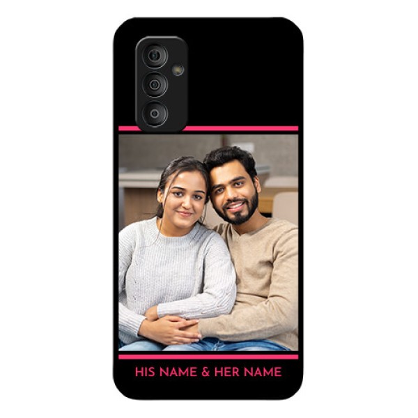Galaxy F23 5G Custom Glass Mobile Case - with Add Text Design