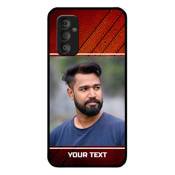 Galaxy F23 5G Personalized Glass Phone Case - Leather Phone Case Design Galaxy F23 5G Personalized Glass Phone Case - Leather Phone Case Design