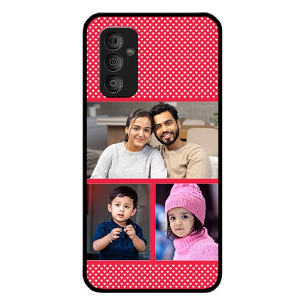 Galaxy F23 5G Personalized Glass Phone Case - Bulk Pic Upload Design