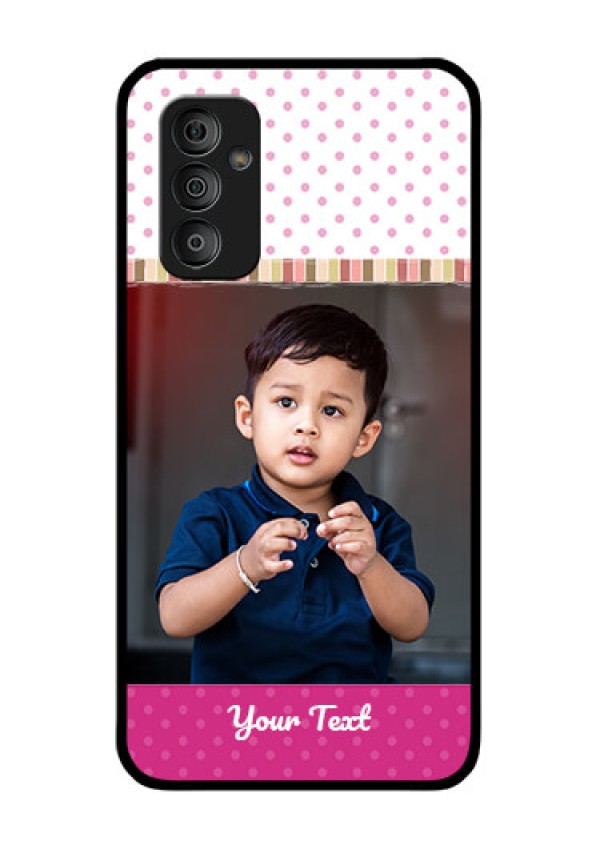 Galaxy F23 5G Photo Printing on Glass Case - Cute Girls Cover Design