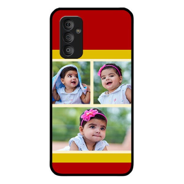 Galaxy F23 5G Custom Glass Mobile Case - Multiple Pic Upload Design