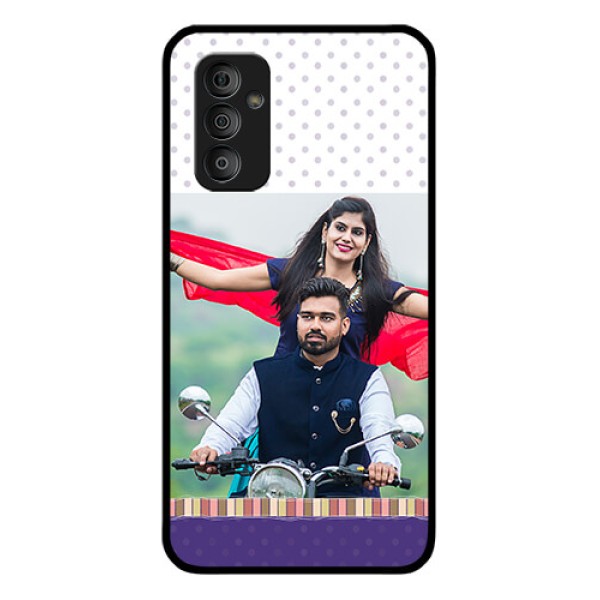Galaxy F23 5G Photo Printing on Glass Case - Cute Family Design