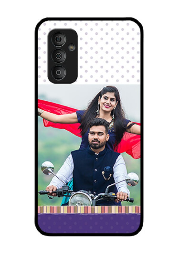 Galaxy F23 5G Photo Printing on Glass Case - Cute Family Design