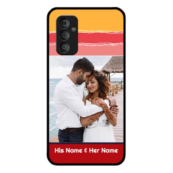 Galaxy F23 5G Custom Glass Mobile Case - Colorful Case Design