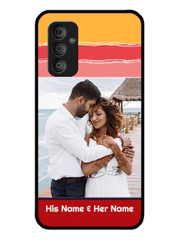 Custom Galaxy F23 5G Custom Glass Mobile Case - Colorful Case Design