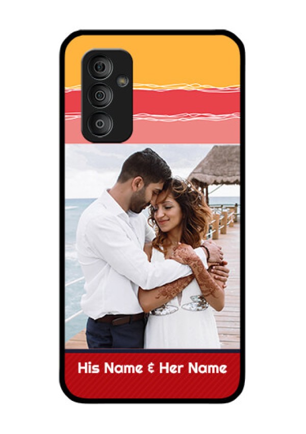 Galaxy F23 5G Custom Glass Mobile Case - Colorful Case Design