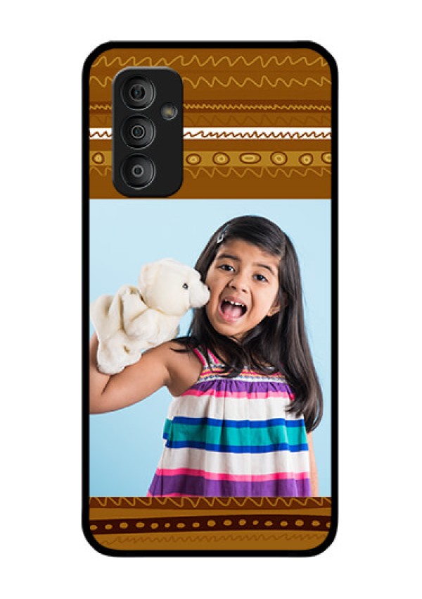 Galaxy F23 5G Custom Glass Phone Case - Friends Picture Upload Design