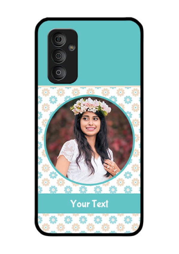 Galaxy F23 5G Custom Glass Mobile Case - Beautiful Flowers Design