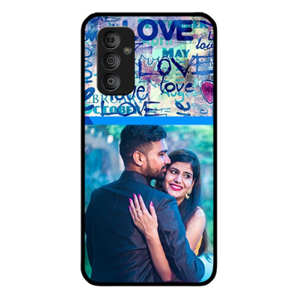 Galaxy F23 5G Custom Glass Mobile Case - Colorful Love Design