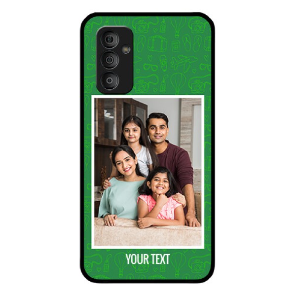 Galaxy F23 5G Personalized Glass Phone Case - Picture Upload Design