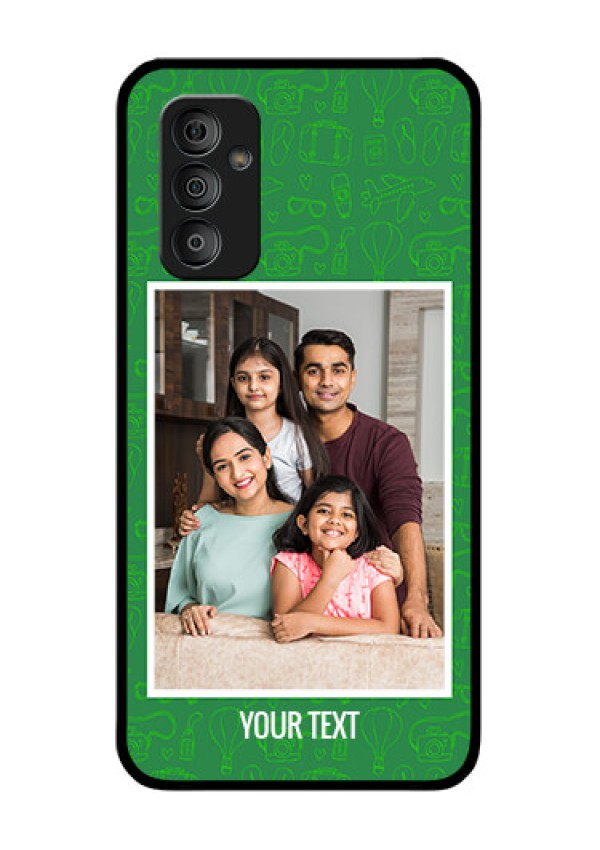Galaxy F23 5G Personalized Glass Phone Case - Picture Upload Design