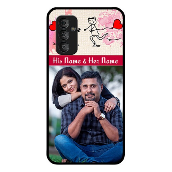 Galaxy F23 5G Photo Printing on Glass Case - You and Me Case Design