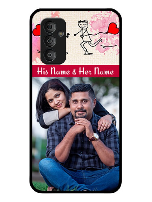 Custom Galaxy F23 5G Photo Printing on Glass Case - You and Me Case Design