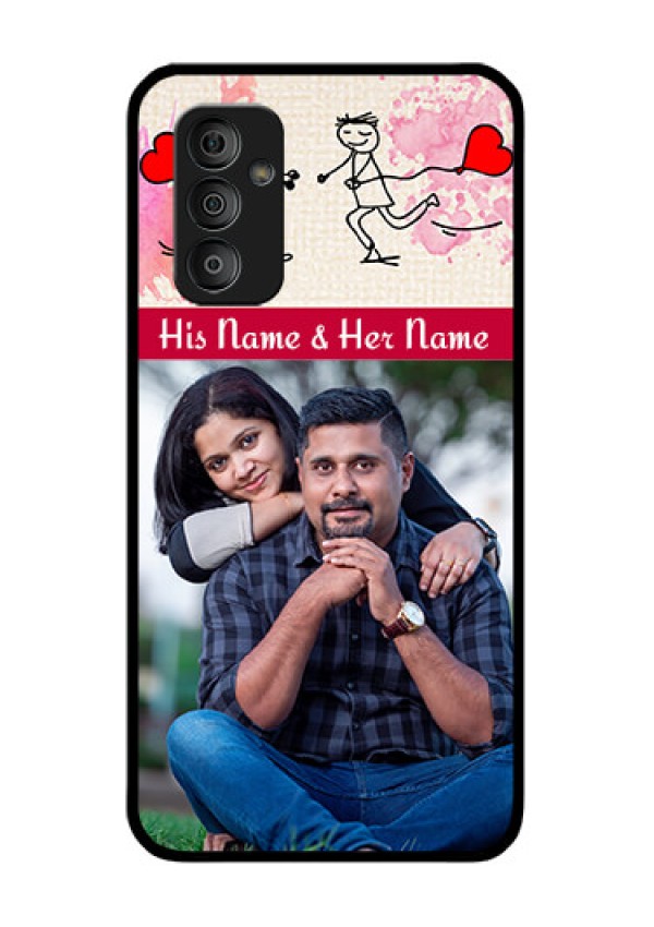 Galaxy F23 5G Photo Printing on Glass Case - You and Me Case Design
