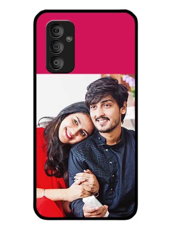 Custom Galaxy F23 5G Custom Glass Mobile Case - Anniversary Cover Design