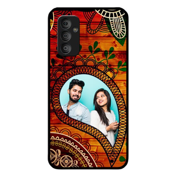 Galaxy F23 5G Personalized Glass Phone Case - Abstract Colorful Design