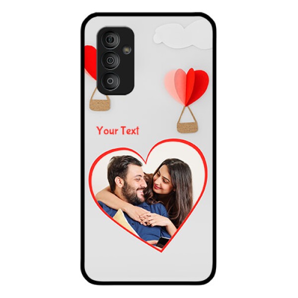 Galaxy F23 5G Custom Glass Mobile Case - Parachute Love Design