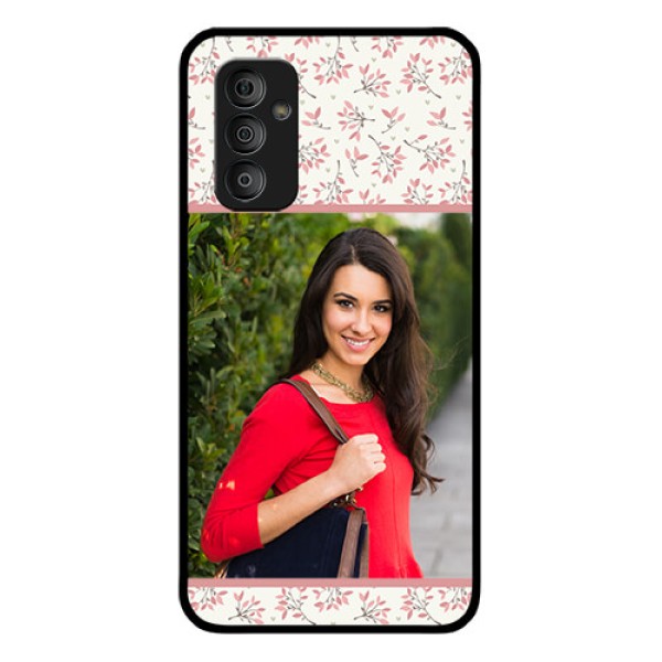 Galaxy F23 5G Custom Glass Phone Case - Premium Floral Design