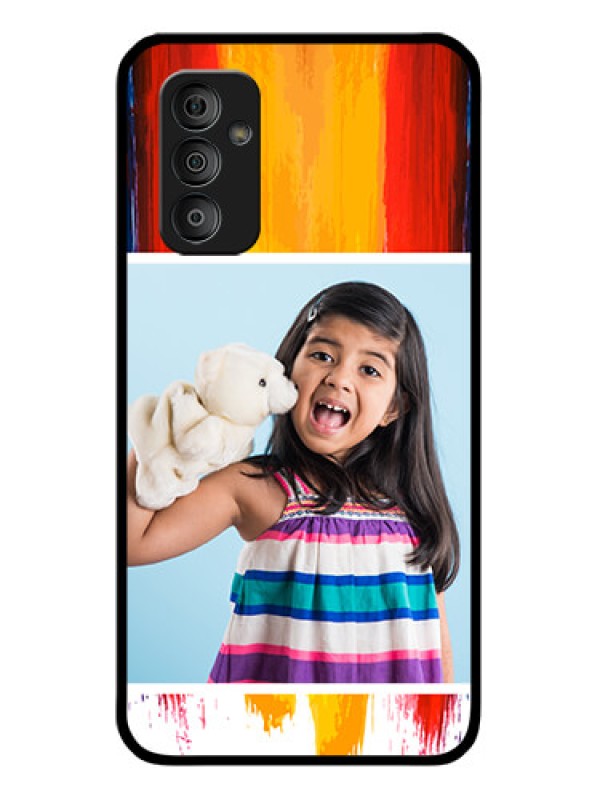 Custom Galaxy F23 5G Personalized Glass Phone Case - Multi Color Design