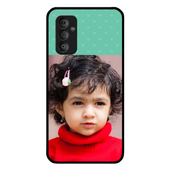 Galaxy F23 5G Custom Glass Phone Case - Lovers Picture Design