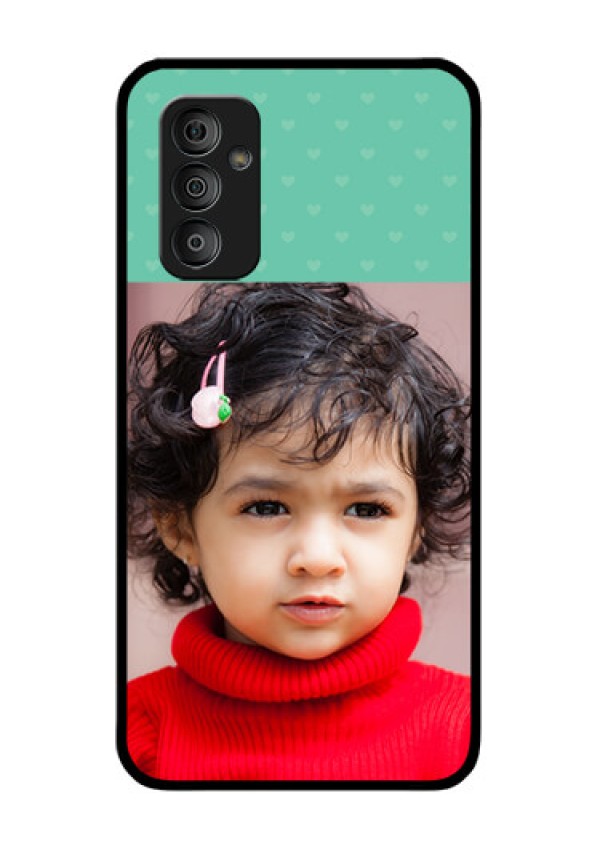 Galaxy F23 5G Custom Glass Phone Case - Lovers Picture Design