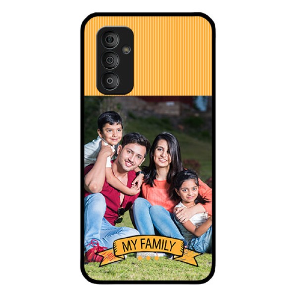 Galaxy F23 5G Custom Glass Phone Case - My Family Design
