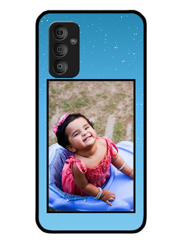 Custom Galaxy F23 5G Custom Glass Mobile Case - Wave Pattern Colorful Design