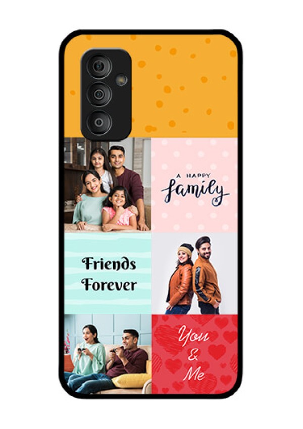 Galaxy F23 5G Personalized Glass Phone Case - Images with Quotes Design