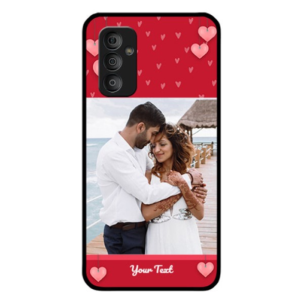 Galaxy F23 5G Custom Glass Phone Case - Valentines Day Design