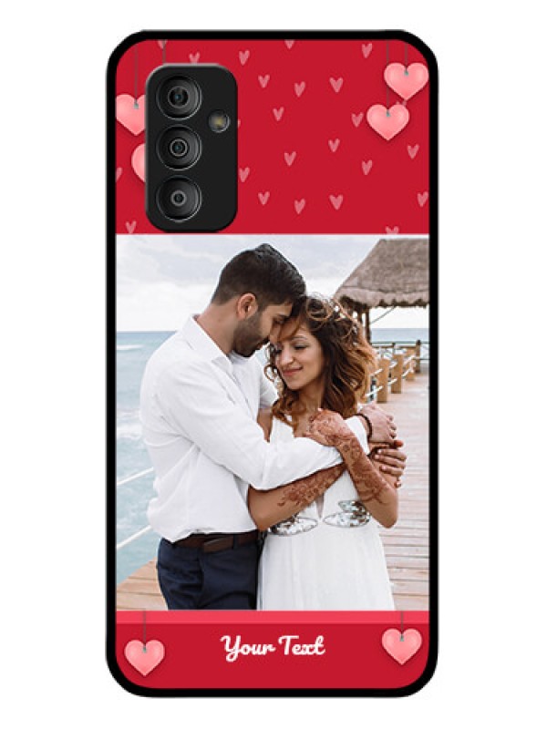 Custom Galaxy F23 5G Custom Glass Phone Case - Valentines Day Design