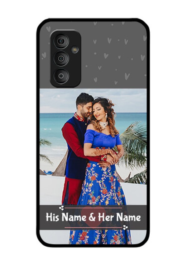 Galaxy F23 5G Custom Glass Mobile Case - Buy Love Design with Photo Online