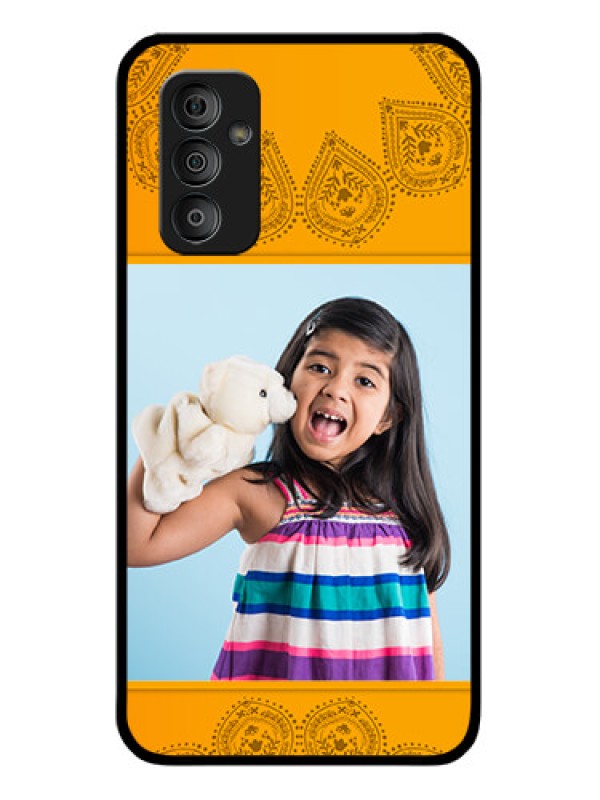 Custom Galaxy F23 5G Personalized Glass Phone Case - Photo Wedding Design