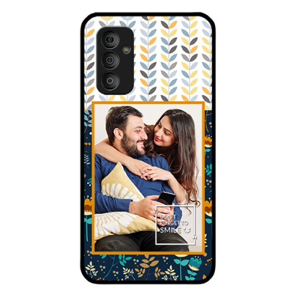 Galaxy F23 5G Custom Glass Mobile Case - Pattern Design