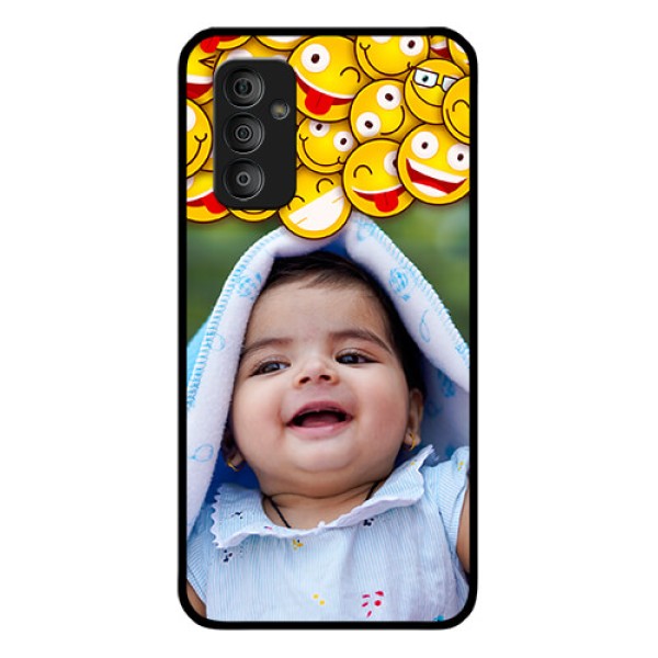 Galaxy F23 5G Custom Glass Mobile Case - with Smiley Emoji Design