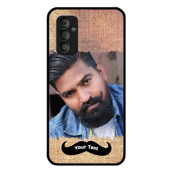 Galaxy F23 5G Personalized Glass Phone Case - with Texture Design