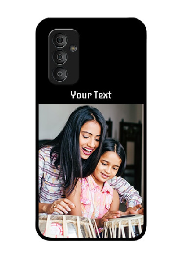Galaxy F23 5G Photo with Name on Glass Phone Case