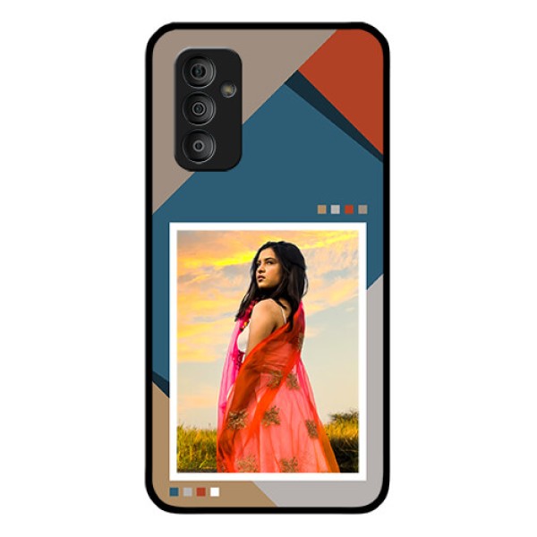 Galaxy F23 Personalized Glass Phone Case - Retro color pallet Design Galaxy F23 Personalized Glass Phone Case - Retro color pallet Design