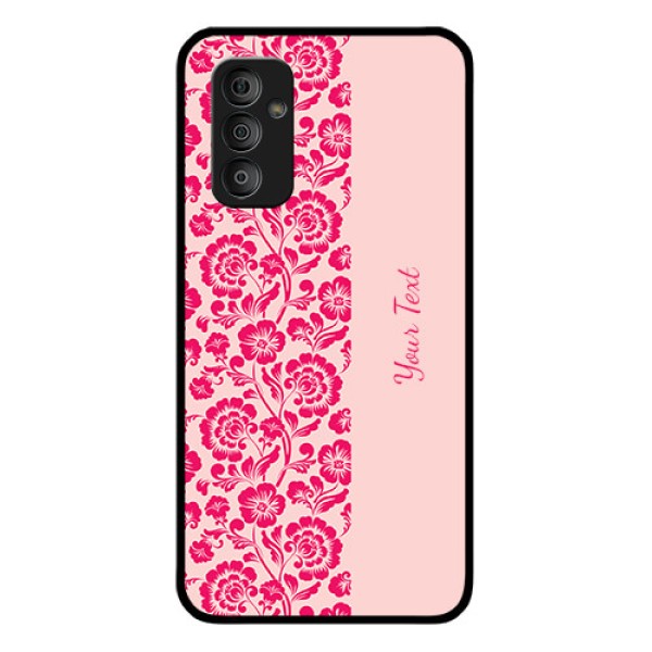 Galaxy F23 Custom Glass Phone Case - Attractive Floral Pattern Design Galaxy F23 Custom Glass Phone Case - Attractive Floral Pattern Design