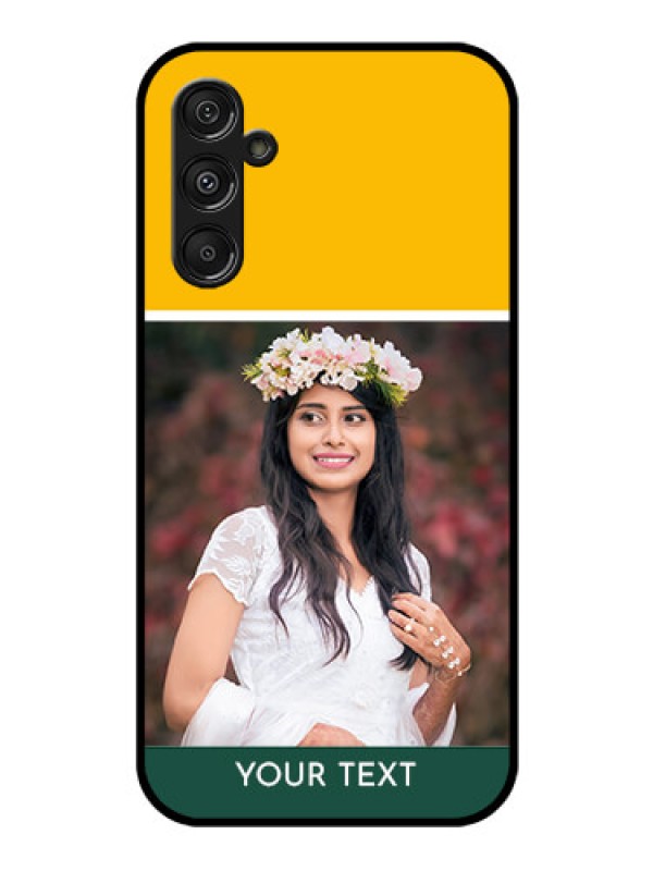 Custom Galaxy F34 5G Custom Glass Phone Case - Love You Design