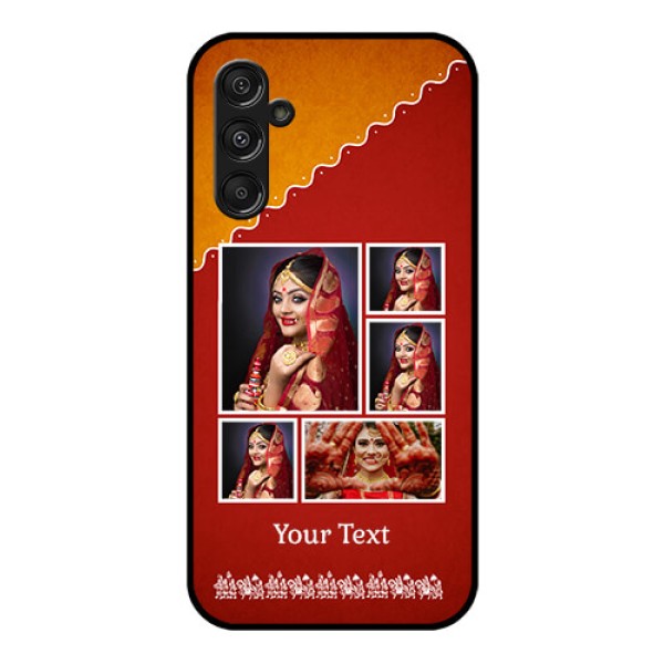 Galaxy F34 5G Custom Glass Phone Case - Wedding Pic Upload Design Galaxy F34 5G Custom Glass Phone Case - Wedding Pic Upload Design