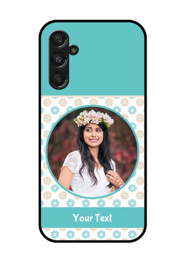 Galaxy F34 5G Custom Glass Phone Case - Beautiful Flowers Design