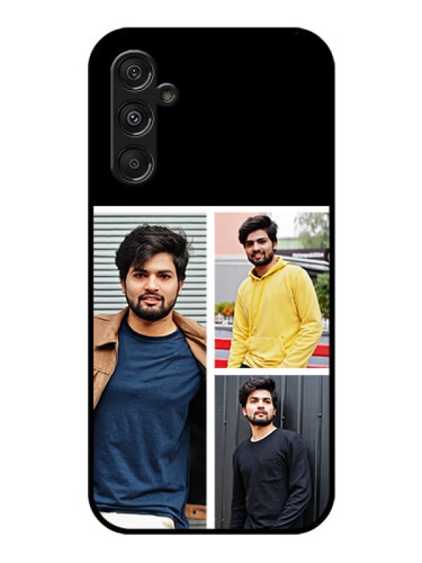 Custom Galaxy F34 5G Custom Glass Phone Case - Upload Multiple Picture Design