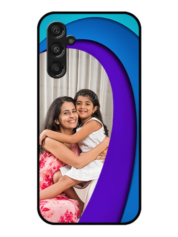 Custom Galaxy F34 5G Custom Glass Phone Case - Simple Pattern Design