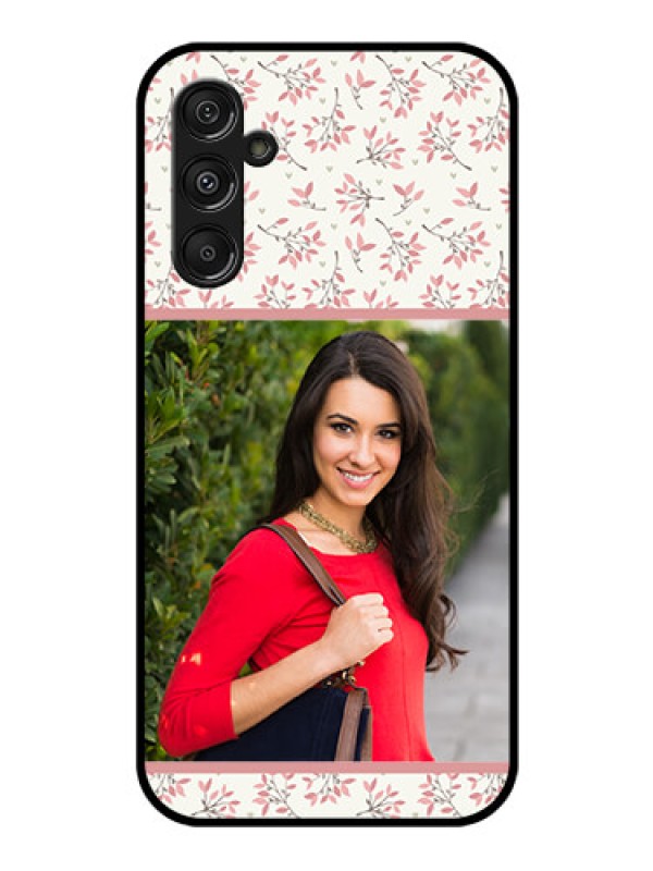 Custom Galaxy F34 5G Custom Glass Phone Case - Stunning Floral Design