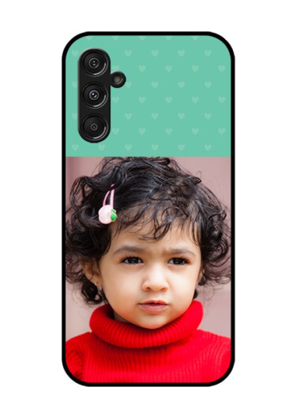 Galaxy F34 5G Custom Glass Phone Case - Lovers Picture Design