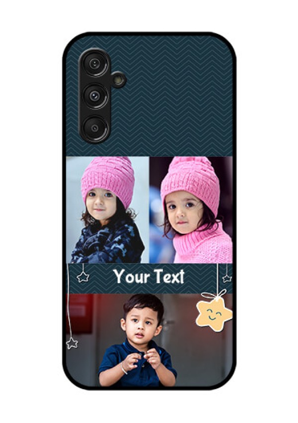 Galaxy F34 5G Custom Glass Phone Case - Hanging Stars Design