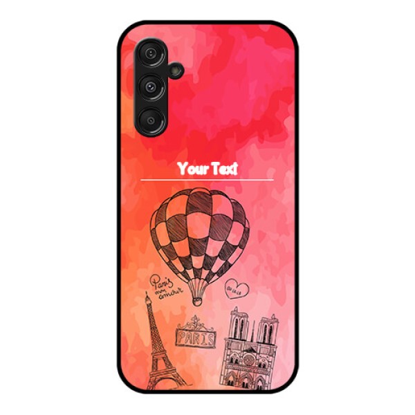 Galaxy F34 5G Custom Glass Phone Case - Paris Theme Design